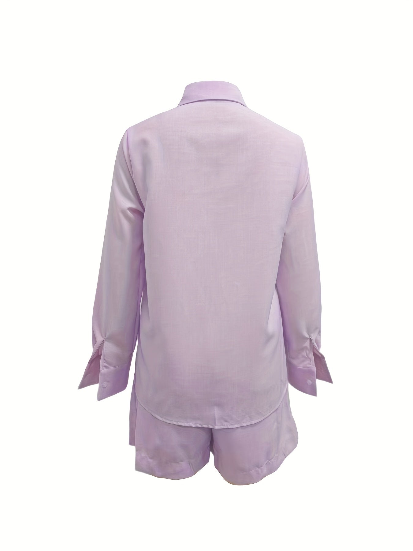 Camille | Ensemble élégant avec chemise et short taille haute