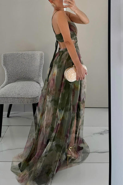 Giselle | Maxi-robe Envoûtante avec Imprimé Floral