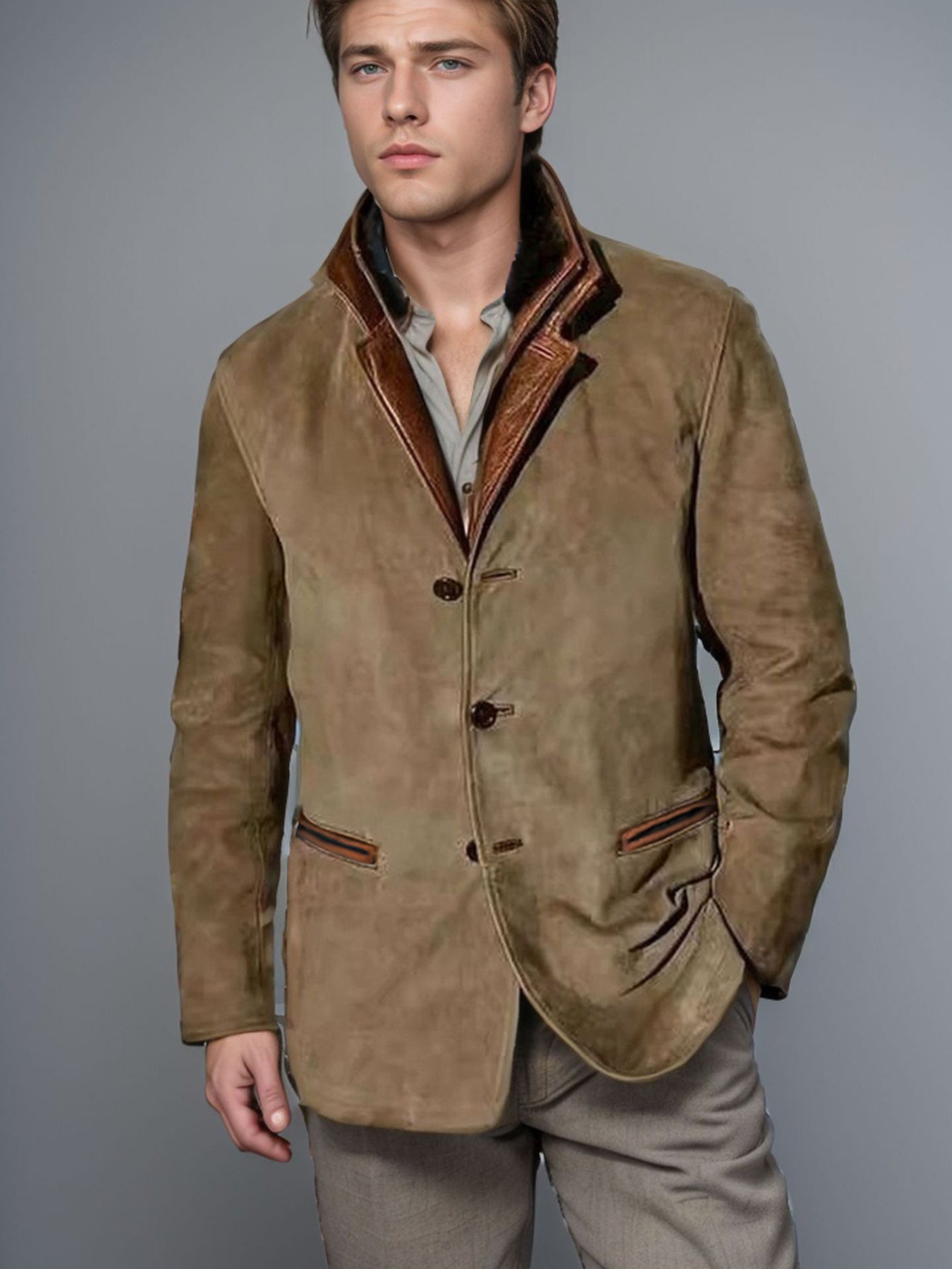 Henri | Veste en daim pour homme