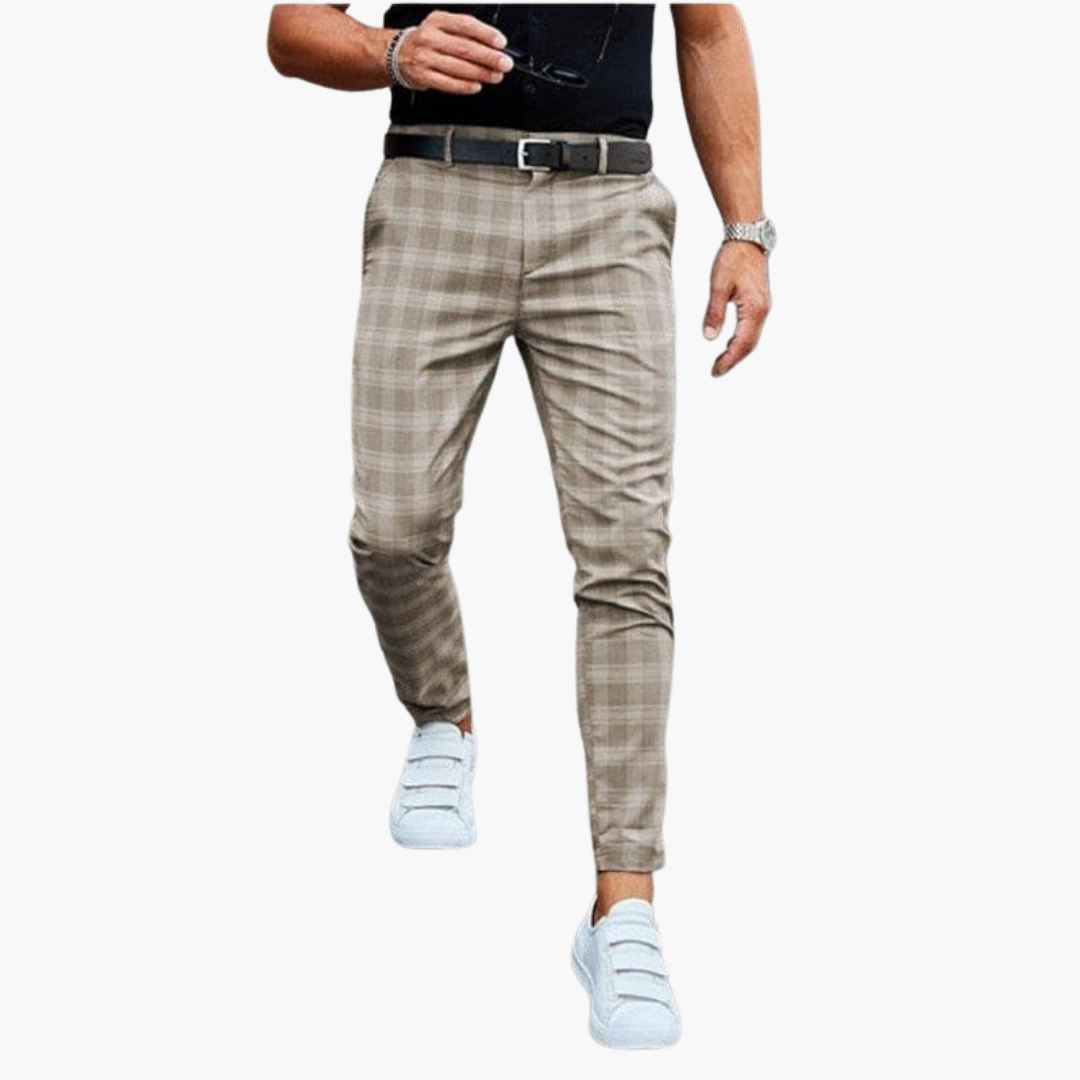 Roy | Pantalon élégant à motif carreaux pour homme