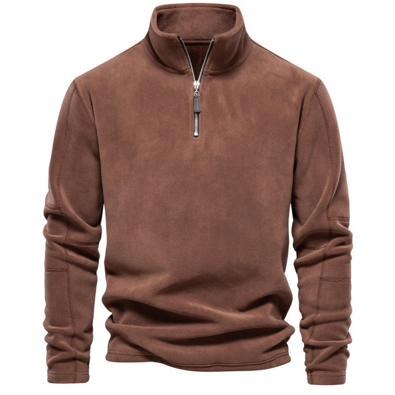 Joshua | Pull homme zippé quart avec confort ultime