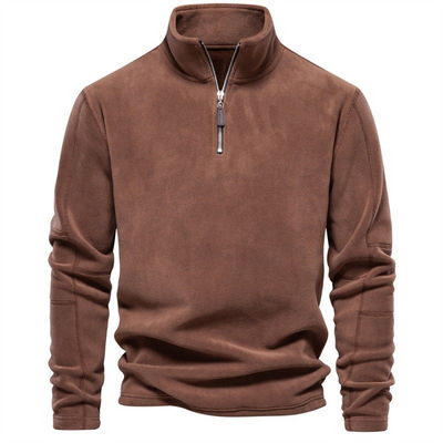 Joshua | Pull homme zippé quart avec confort ultime