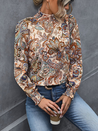 Zélie | Chemise Paisley à Motifs Floraux