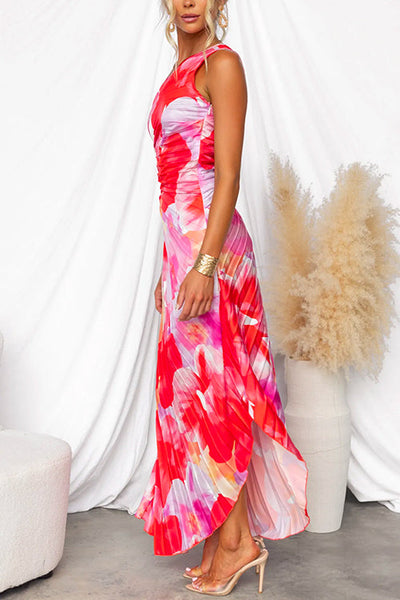 Kelsey | Robe d'Été Plissée