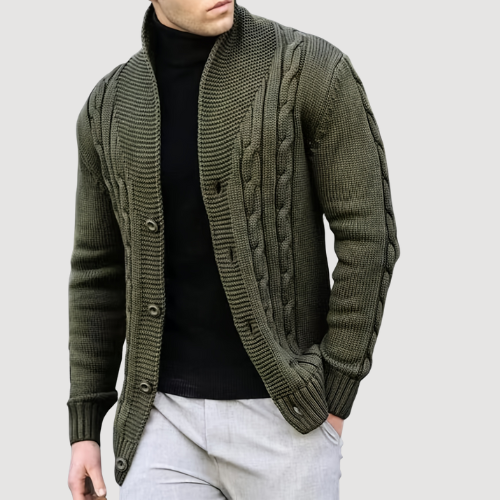 Bernard | Cardigan boutonné en maille