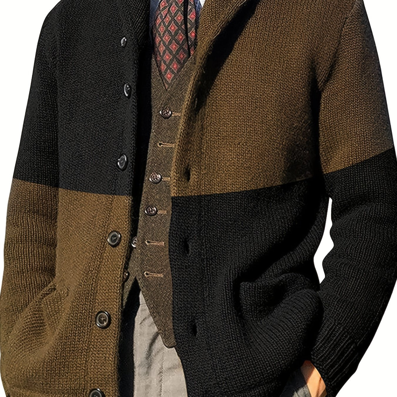 Bastien | Veste en maille boutonnée