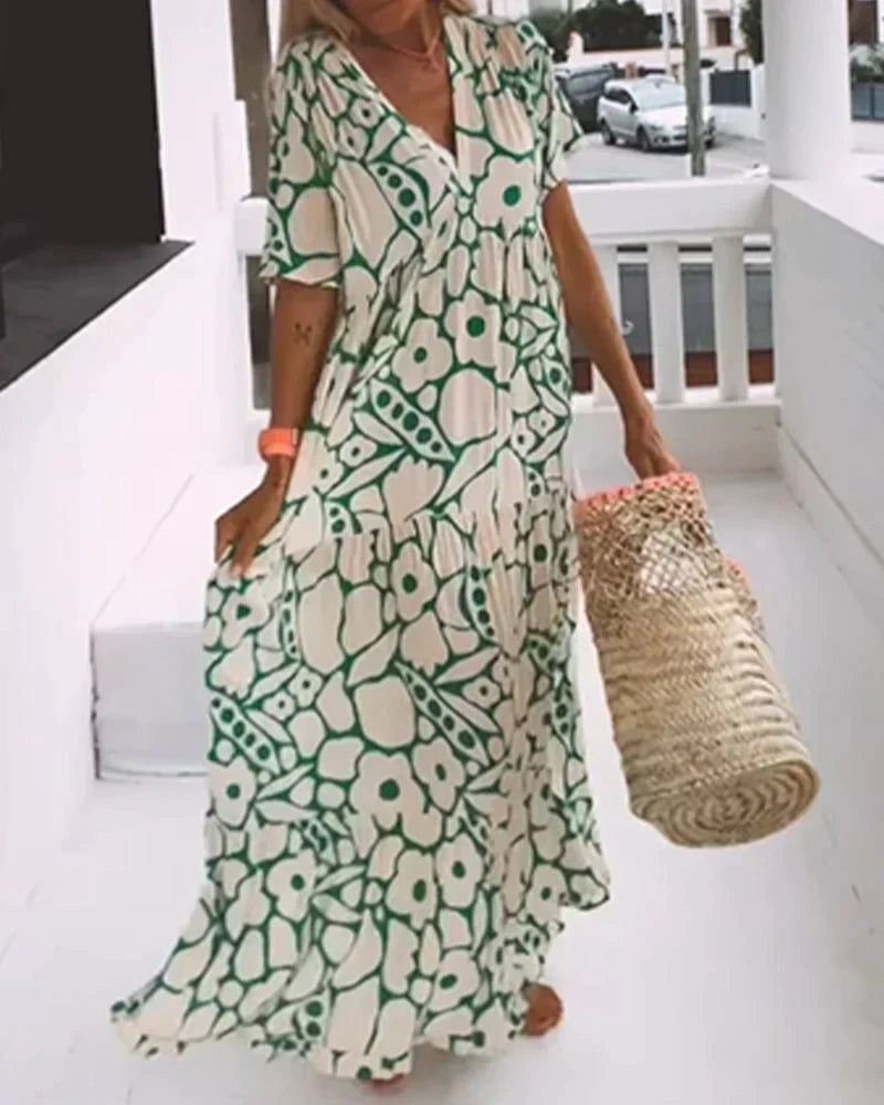 Célestine | Robe d’été qui allie fraîcheur et féminité