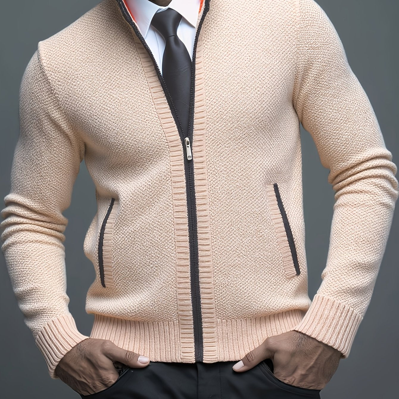 Théodore | Cardigan zippé en maille