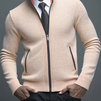 Théodore | Cardigan zippé en maille