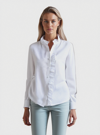 Aude | Blouse féminine aux plis délicats