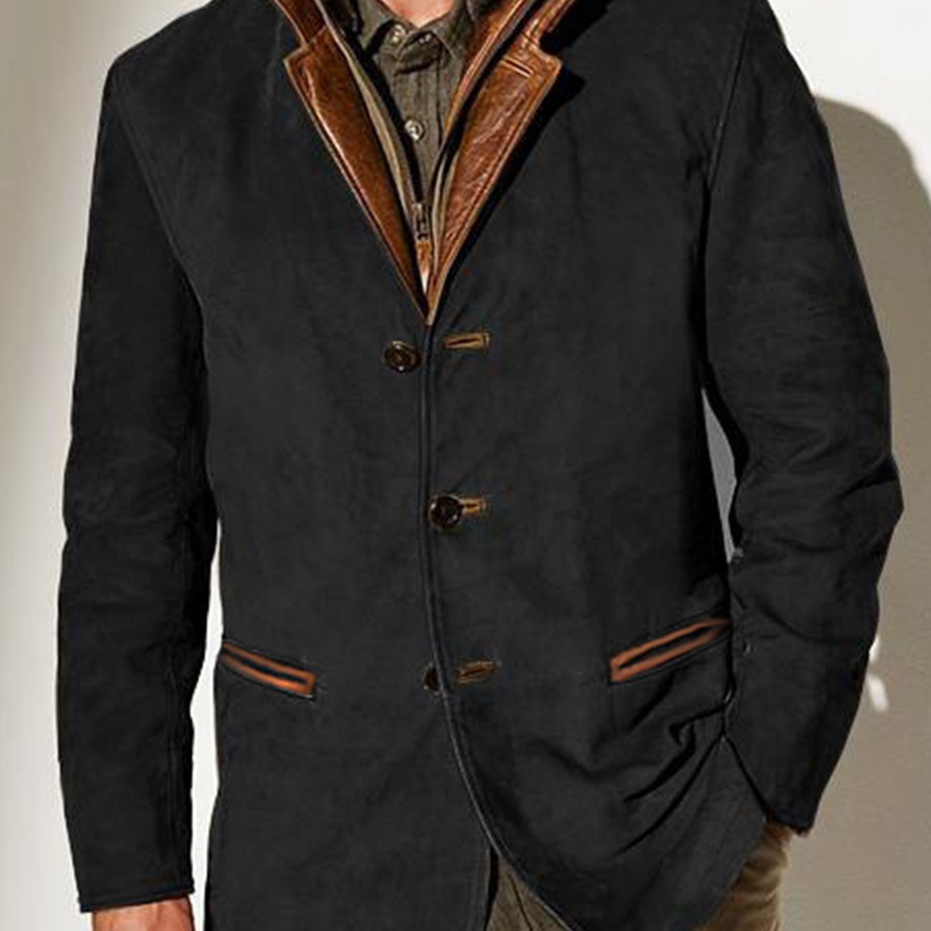 Henri | Veste en daim pour homme