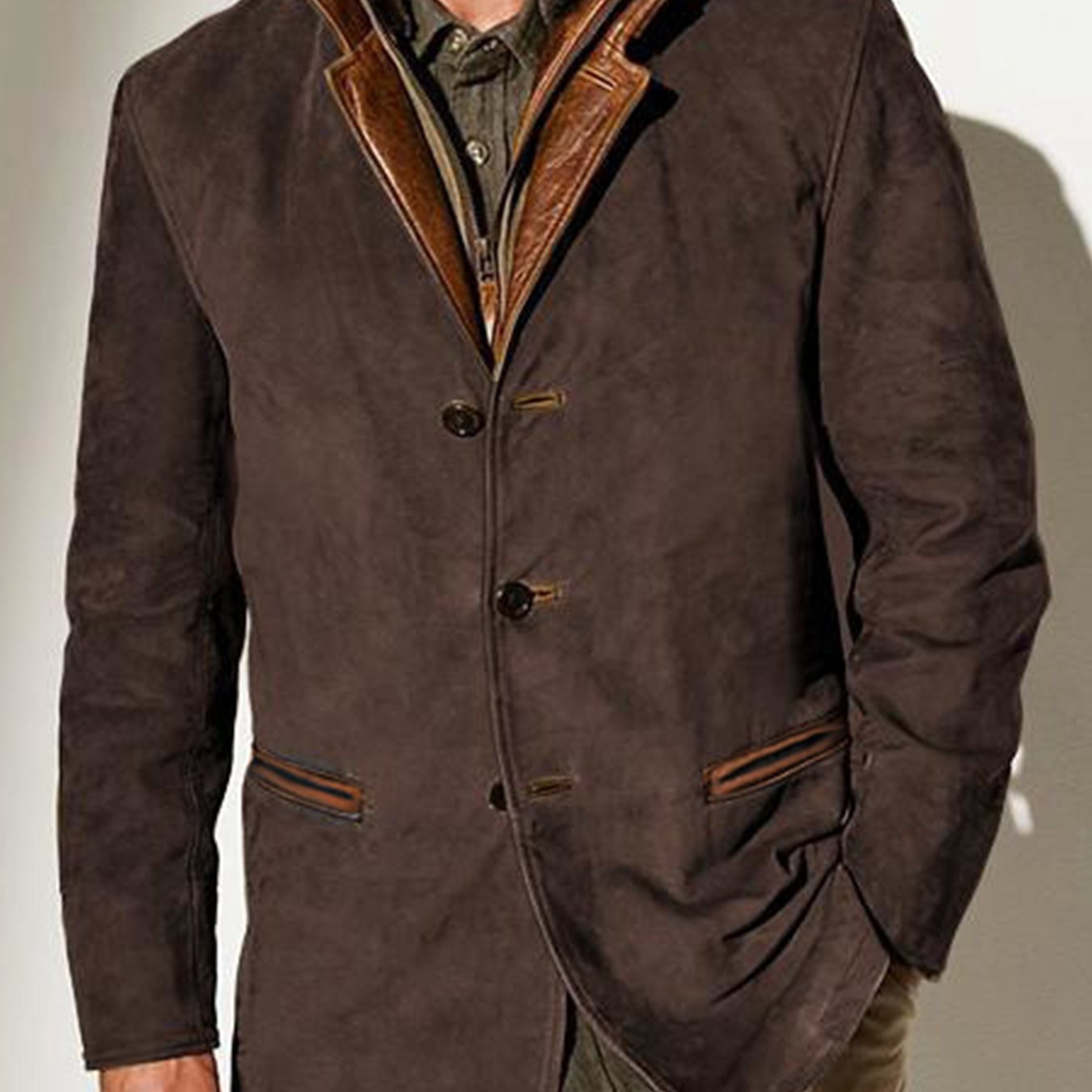 Henri | Veste en daim pour homme