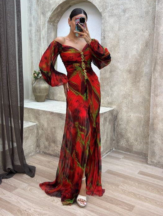 Gisselle | Robe Élégante avec Décolleté en V