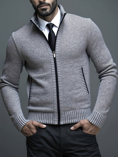 Théodore | Cardigan zippé en maille