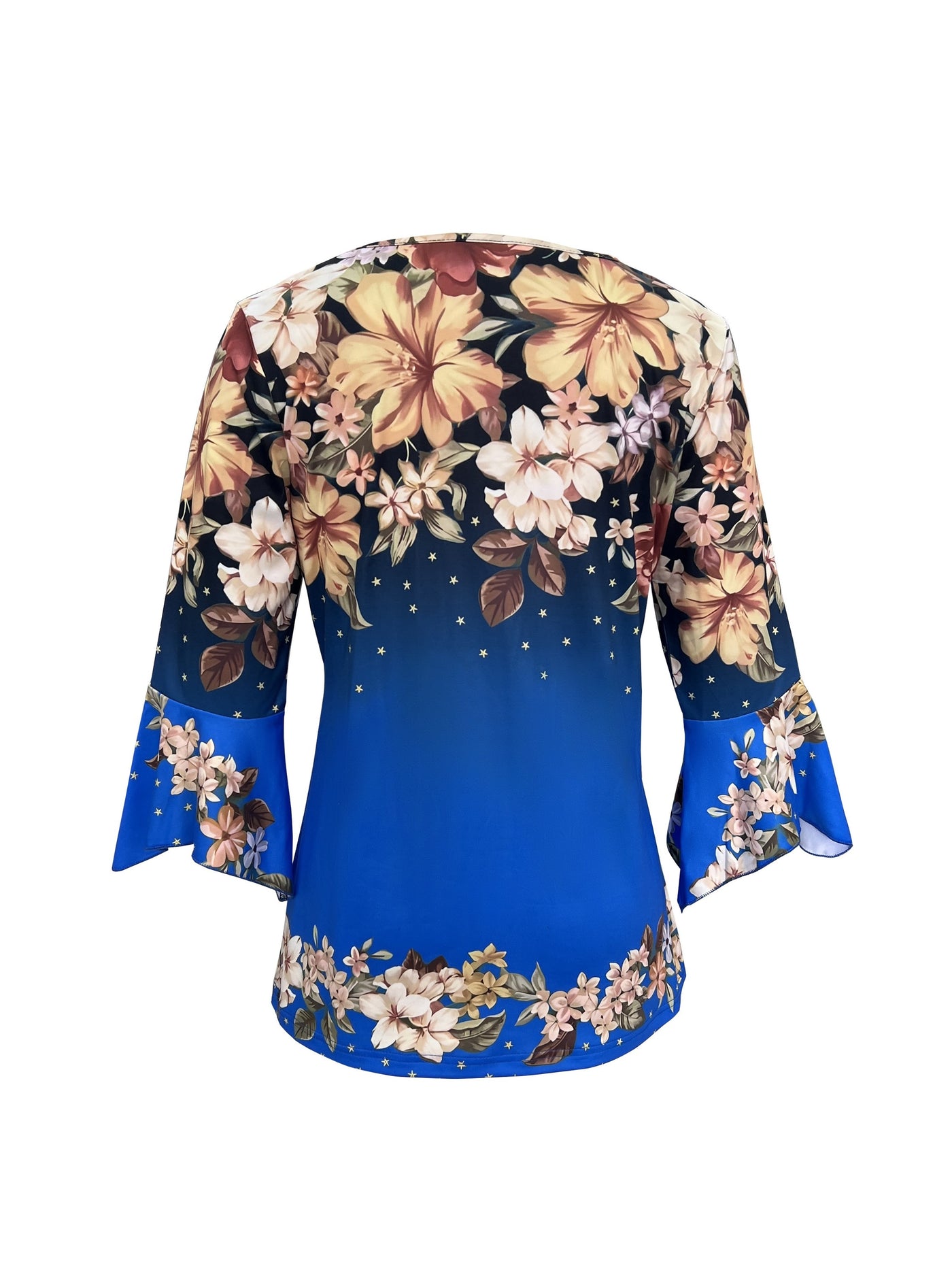 Salomé | Haut Floral à Col V