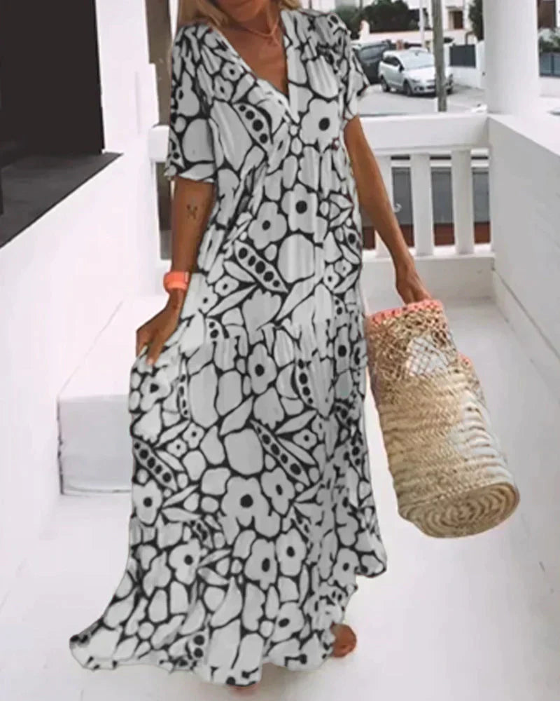 Célestine | Robe d’été qui allie fraîcheur et féminité