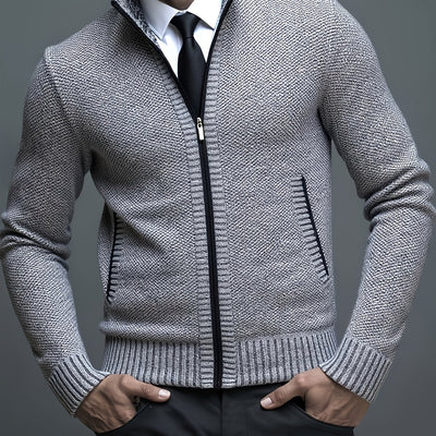 Théodore | Cardigan zippé en maille