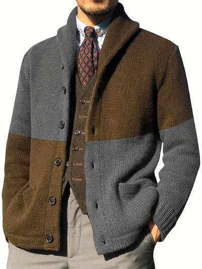 Bastien | Veste en maille boutonnée