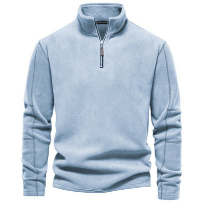 Joshua | Pull homme zippé quart avec confort ultime