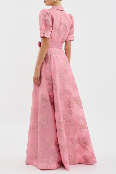 Rebecca | Robe courte à manches bouffantes