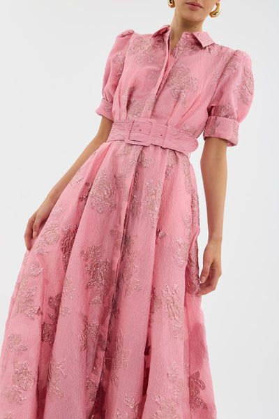 Rebecca | Robe courte à manches bouffantes
