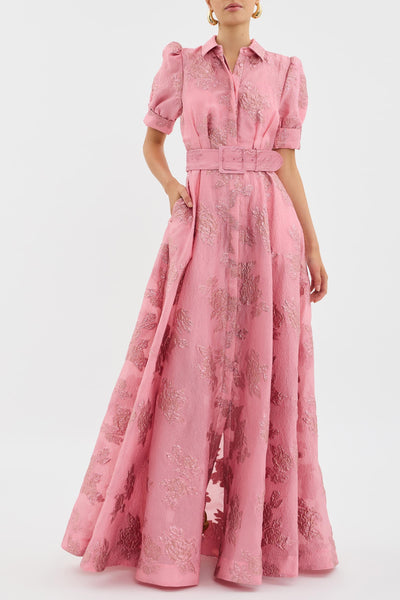 Rebecca | Robe courte à manches bouffantes