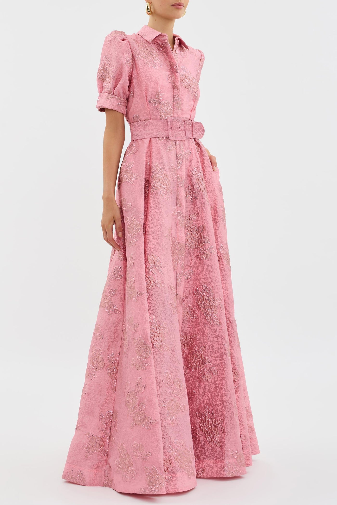 Rebecca | Robe courte à manches bouffantes