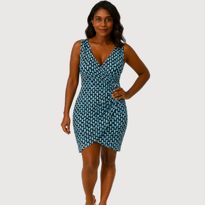 Eliane | Robe courte à col en V