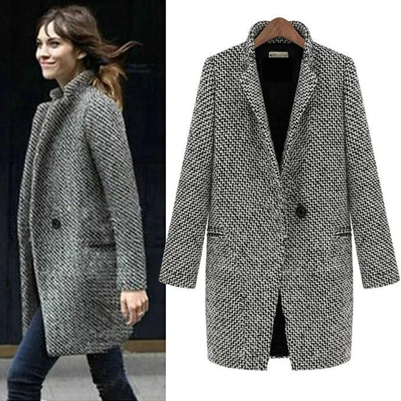 Audrey | Manteau Mi-Long