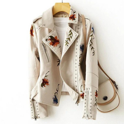 Livia | Veste avec broderie florale rétro
