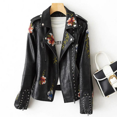 Livia | Veste avec broderie florale rétro