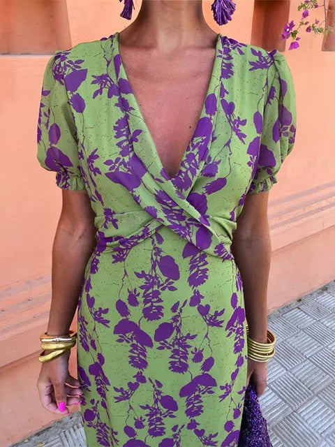 Rhiannon | Belle robe imprimée pour femme