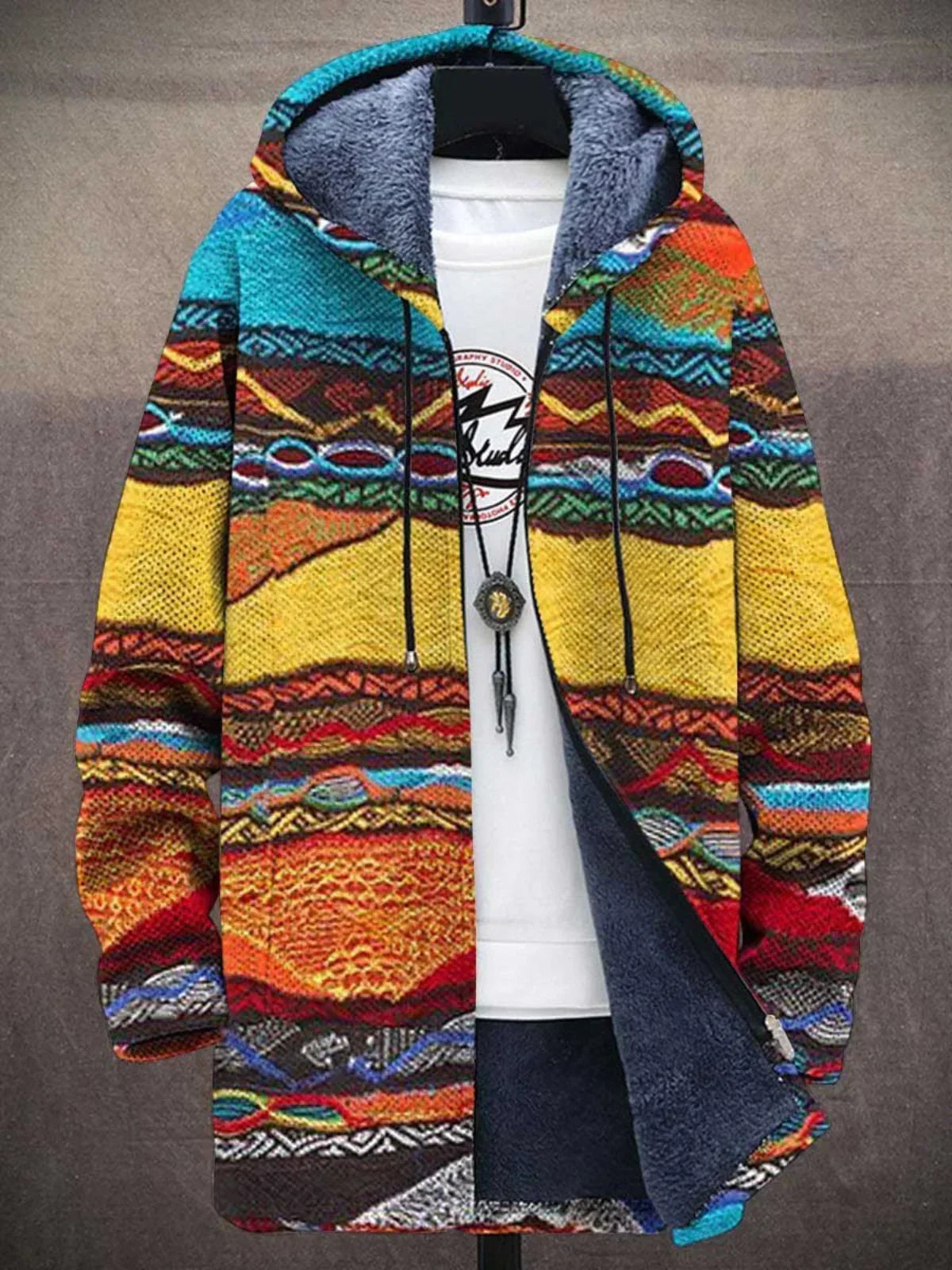 Azalia - Cardigan de luxe inspiré par l'art