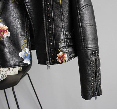 Livia | Veste avec broderie florale rétro