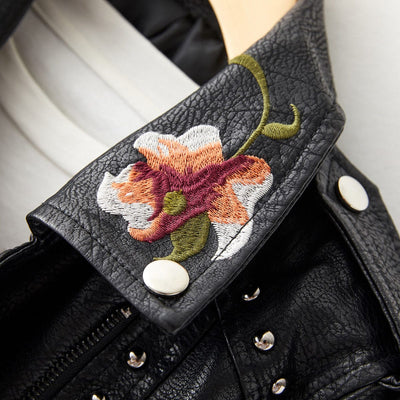 Livia | Veste avec broderie florale rétro