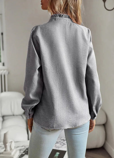 Aude | Blouse féminine aux plis délicats