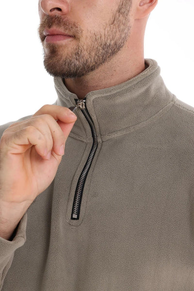 Joshua | Pull homme zippé quart avec confort ultime