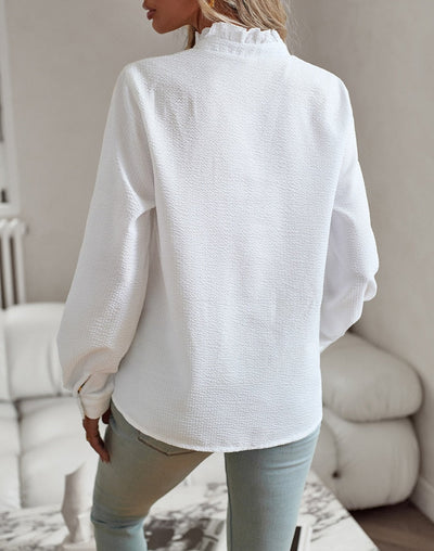 Aude | Blouse féminine aux plis délicats