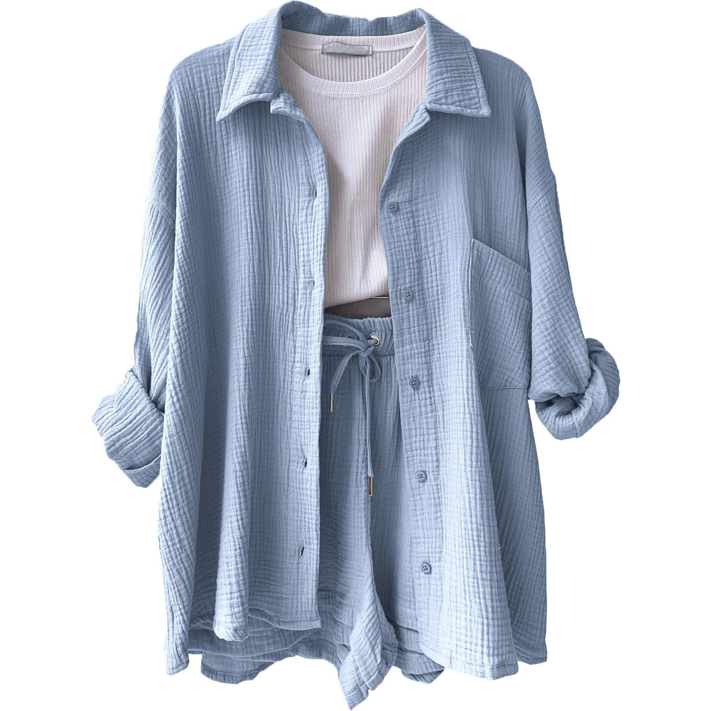 Giada | Ensemble d'été en coton léger pour femme