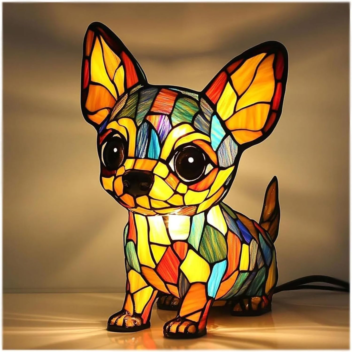 Tosia | Lampe Tiffany Magisk en forme de chien