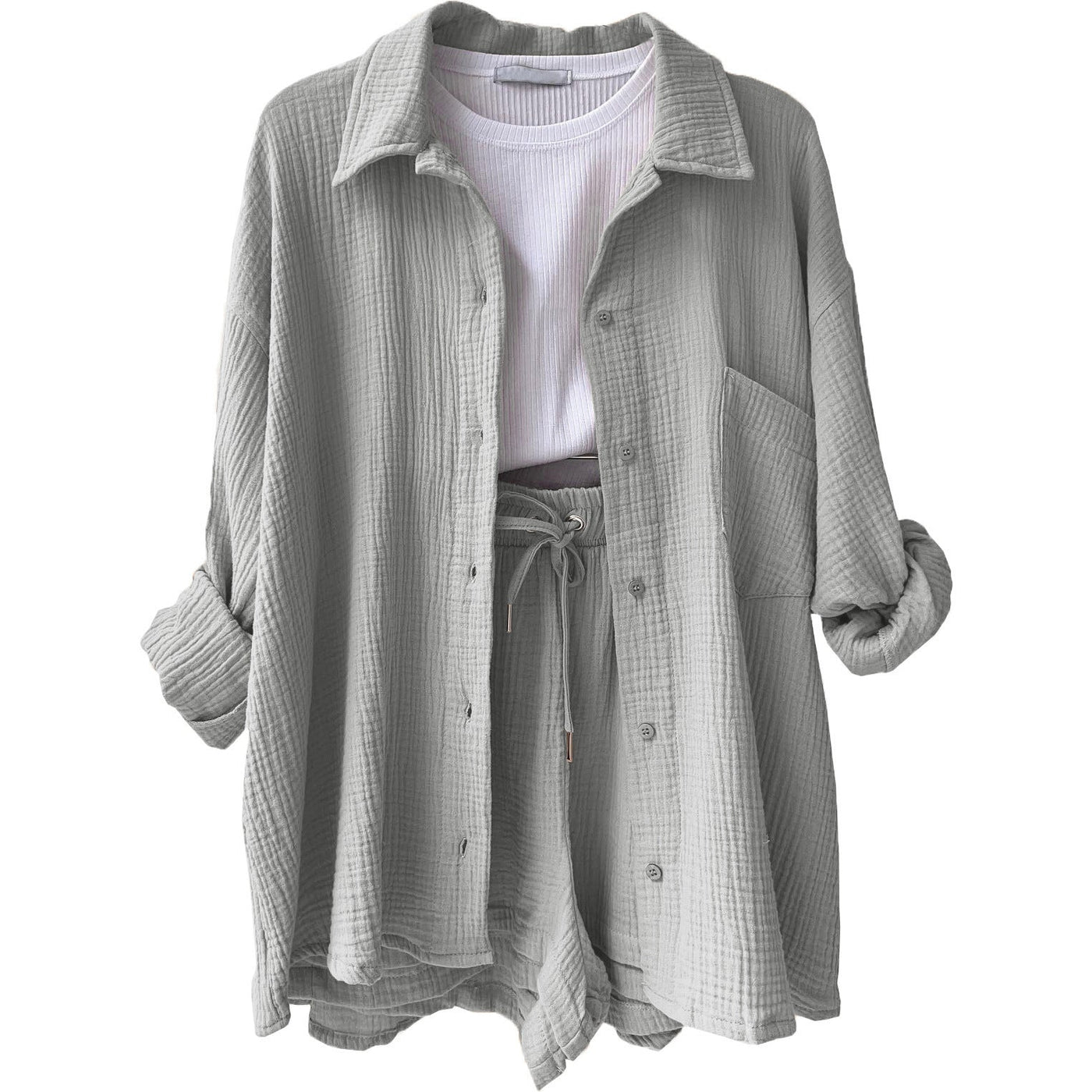 Giada | Ensemble d'été en coton léger pour femme