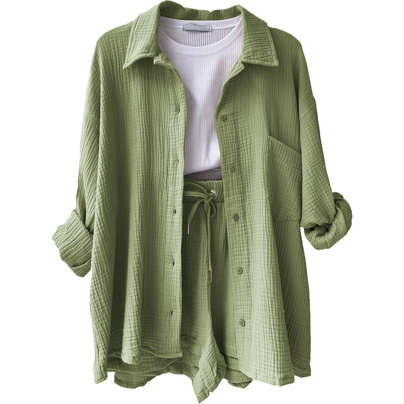 Giada | Ensemble d'été en coton léger pour femme