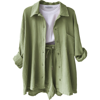 Giada | Ensemble d'été en coton léger pour femme