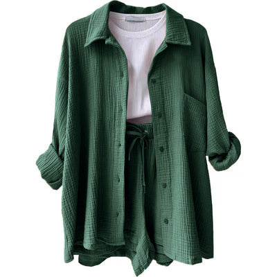 Giada | Ensemble d'été en coton léger pour femme