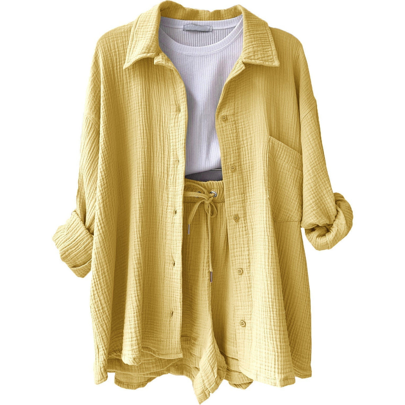 Giada | Ensemble d'été en coton léger pour femme