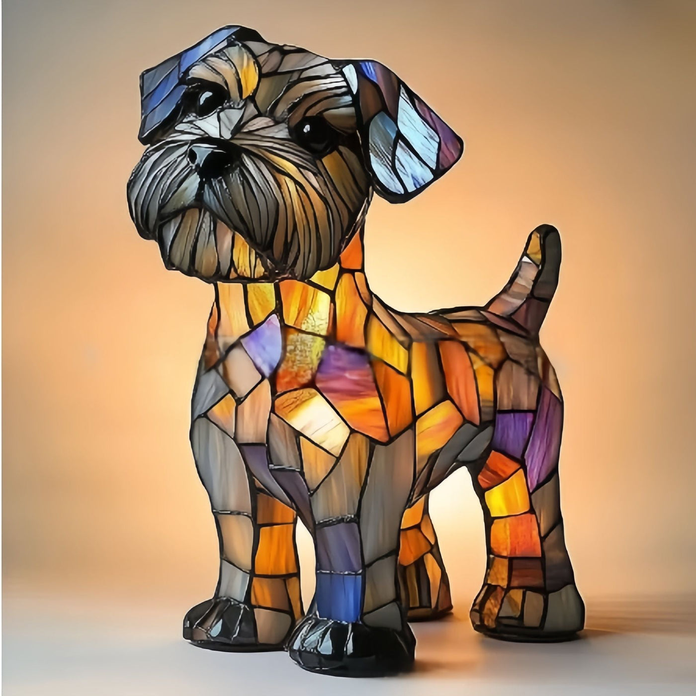 Dimitri | Lampe Tiffany Magisk en forme de chien