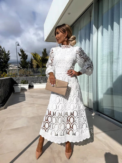 Liza | Robe romantique en dentelle