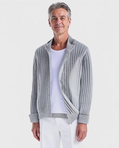 Massimo | Cardigan pour homme en coton luxueux