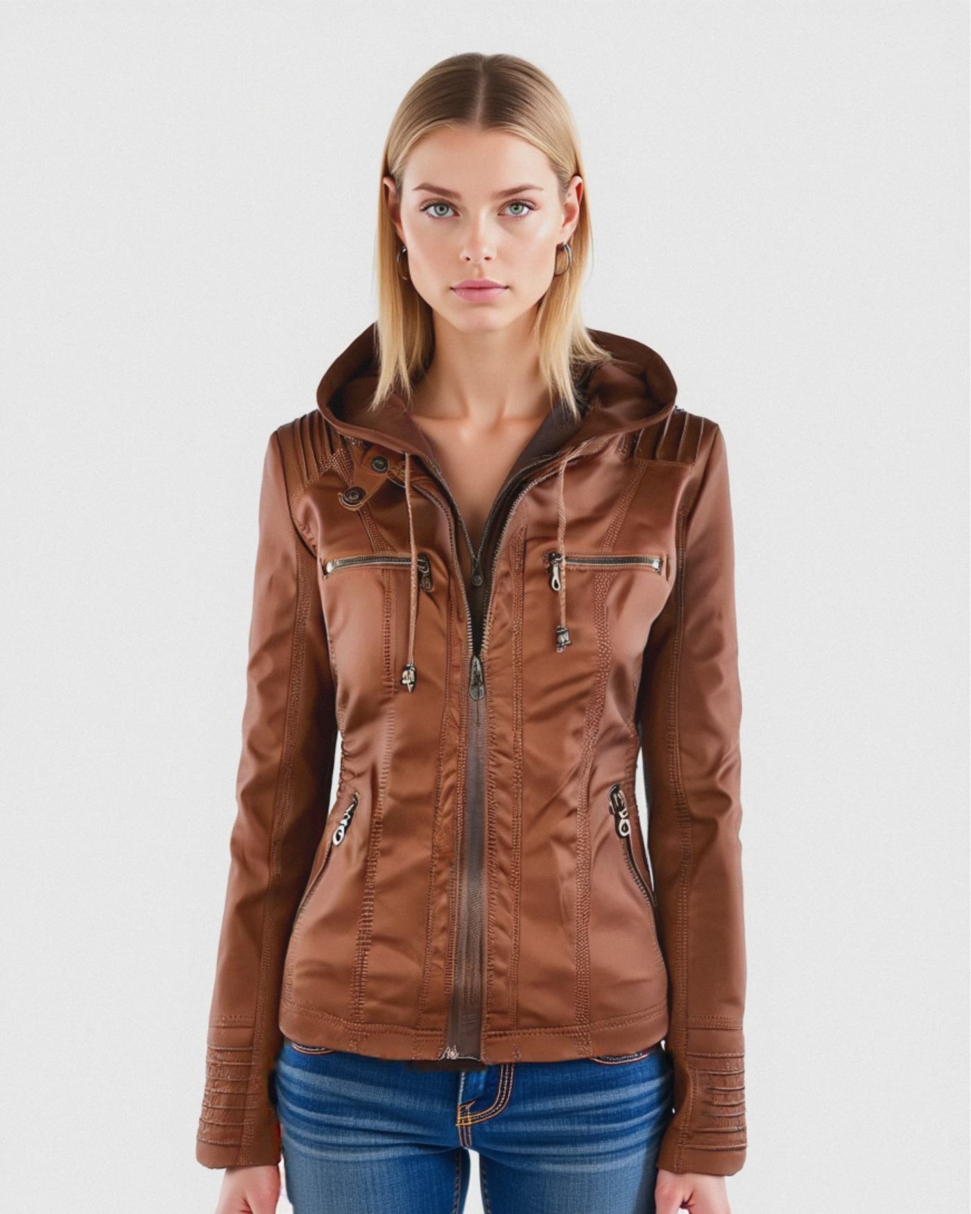Maeve | Veste femme chaude avec capuche pour l'automne