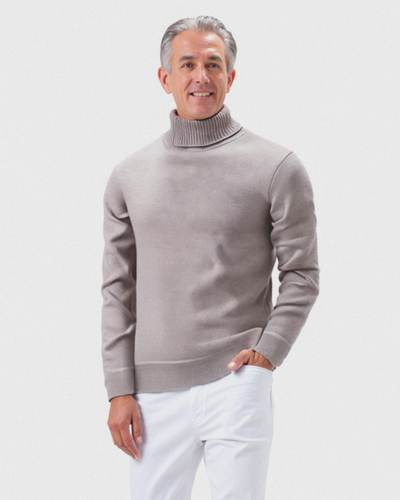 Franck | Pull col roulé intemporel pour homme